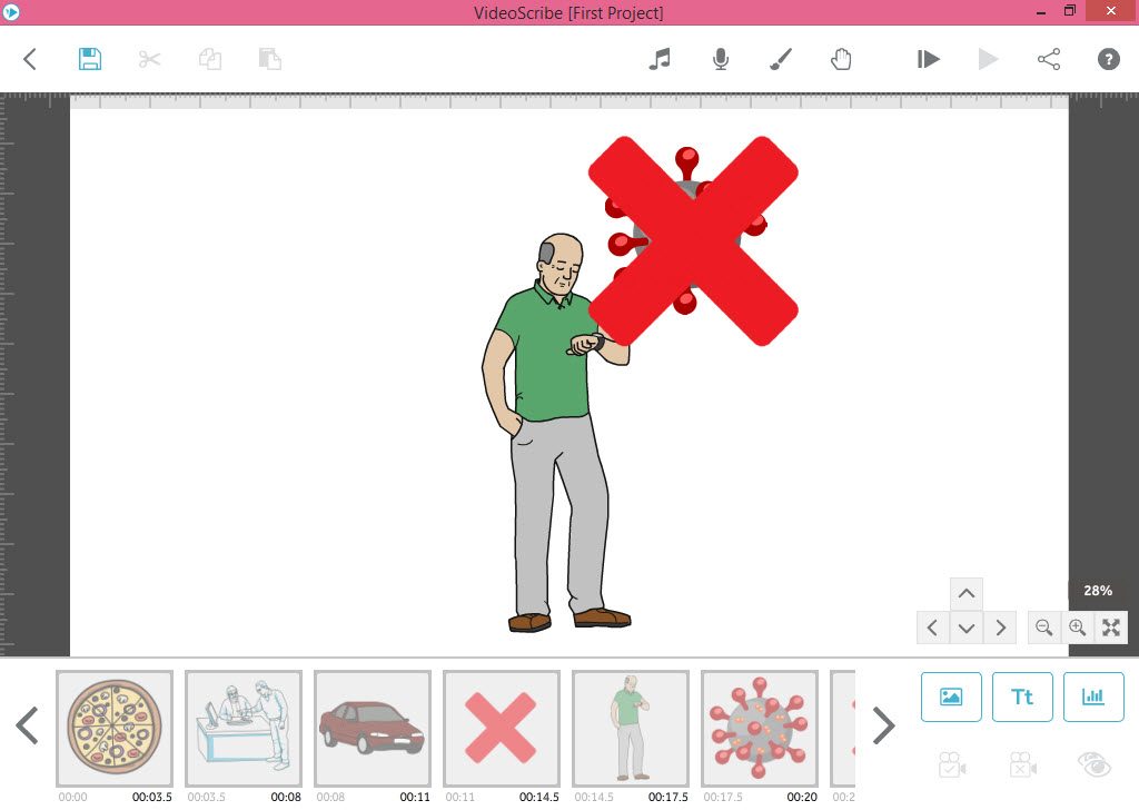 وارد کردن تصاویر اسلاید سوم - آموزش انیمیشن VideoScribe