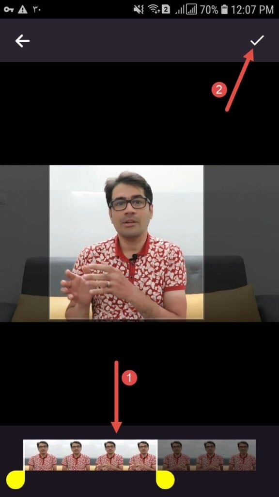 اعمال برش قسمتی از فیلم برای کارتونی کردن آن اعمال برش قسمتی از فیلم برای کارتونی کردن آن