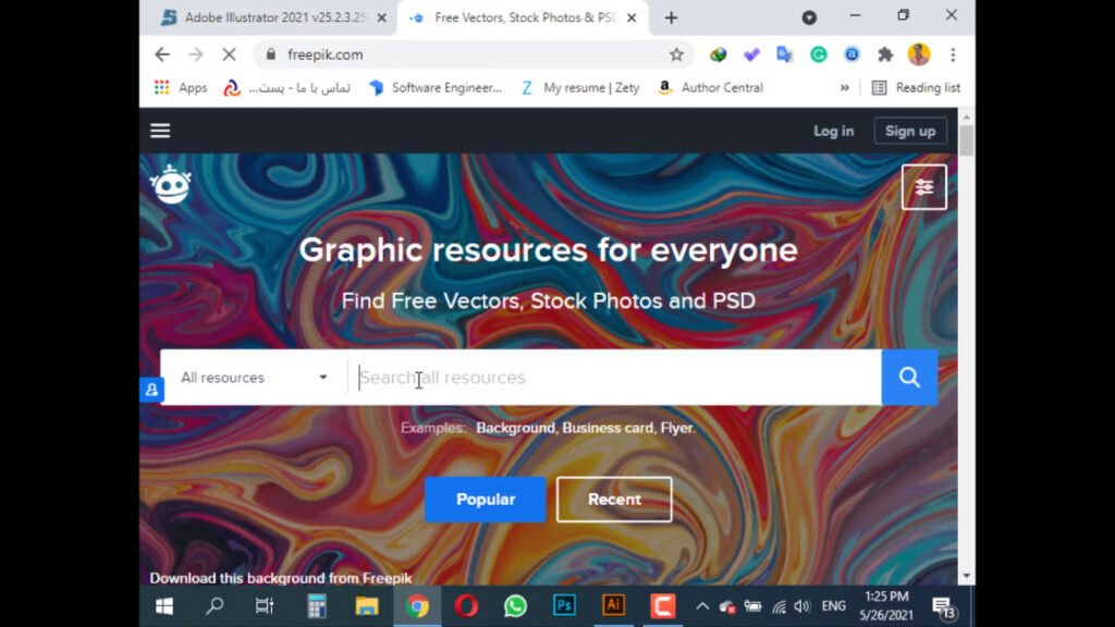 ورود به سایت freepik ورود به سایت freepik