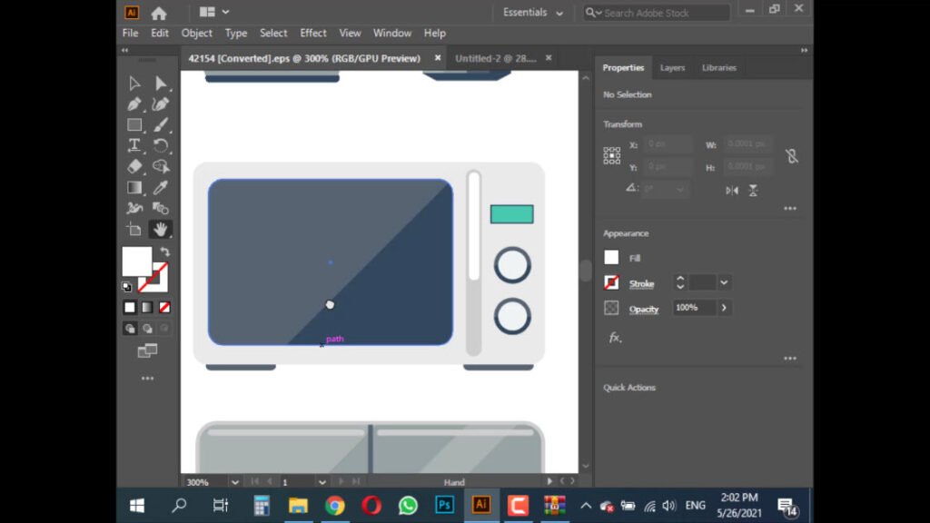 وارد کردن تصویر ماکروویو به برنامه Illustrator وارد کردن تصویر ماکروویو به برنامه Illustrator