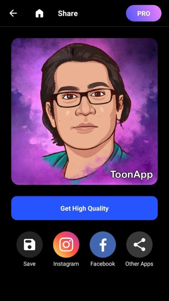خروجی گرفتن از برنامه CartoonApp خروجی گرفتن از برنامه CartoonApp